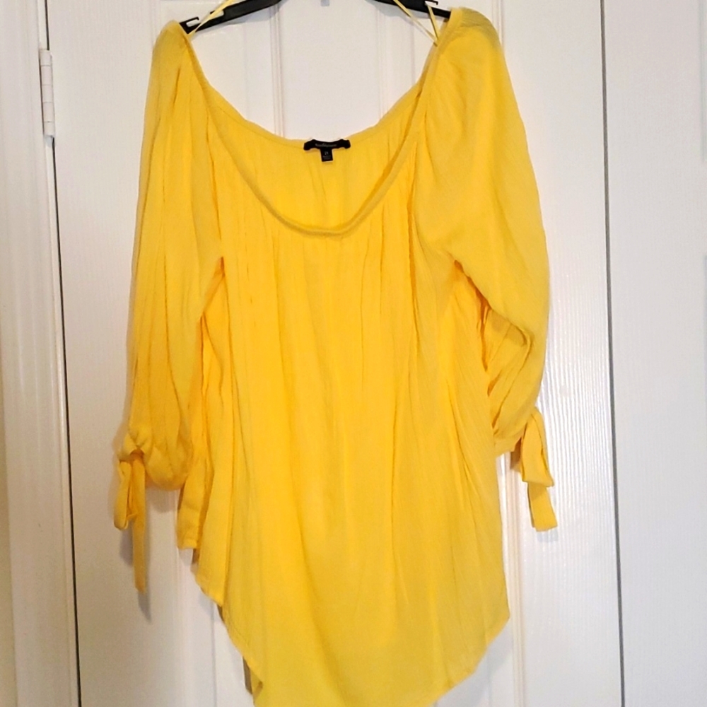 Canary Yellow blouse